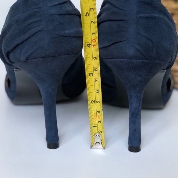 NINE WEST Guetette Dress Navy Blue Pump - Picture 5 of 6